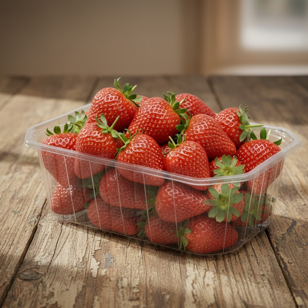 Démonstration de l'utilisation du produit Barquette RPET 500g 190x115xH68mm dans la vie de tout les jours