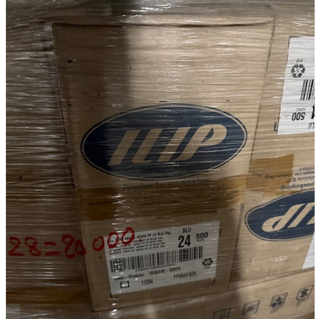 Présentation du colisage reçu pour le produit Alvéole PP Poires Williams 24F - 60x40cm