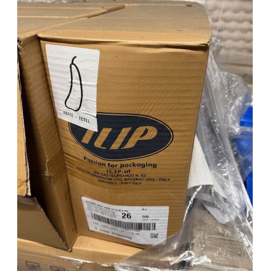 Présentation du colisage reçu pour le produit Alvéole PP Poires Williams 26F - 60x40cm