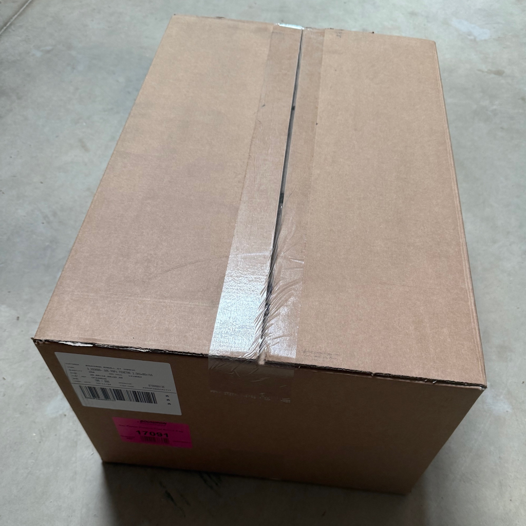 Présentation du colisage reçu pour le produit Sac Papier Fenêtre Filet Ecru 2.5kg