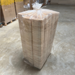 Présentation du colisage reçu pour le produit Barquette Bois 130x90x55mm ceinture Neutre - Fraise 250g